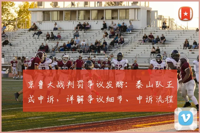 京鲁大战判罚争议发酵：泰山队正式申诉，详解争议细节、申诉流程及足协处理时间线